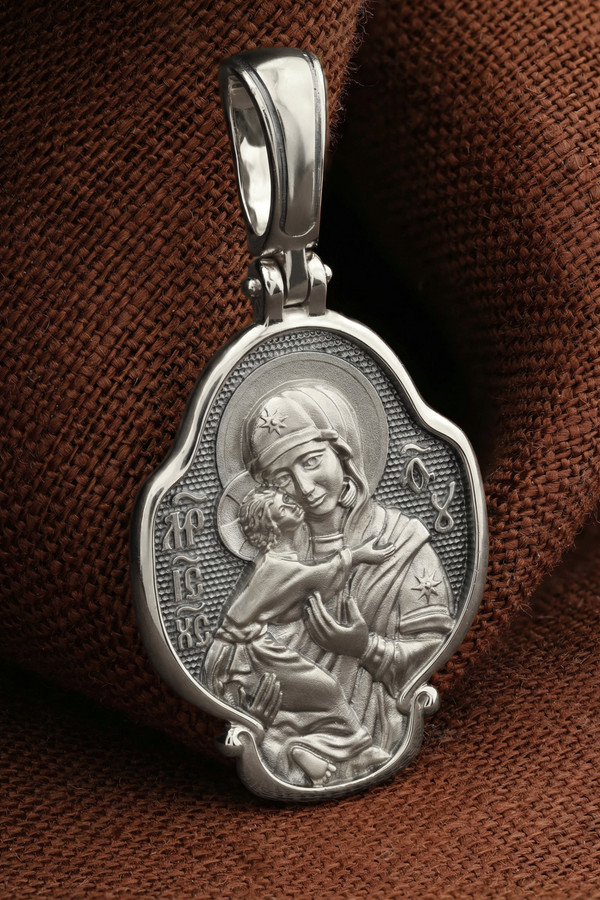 Образок из белого золота