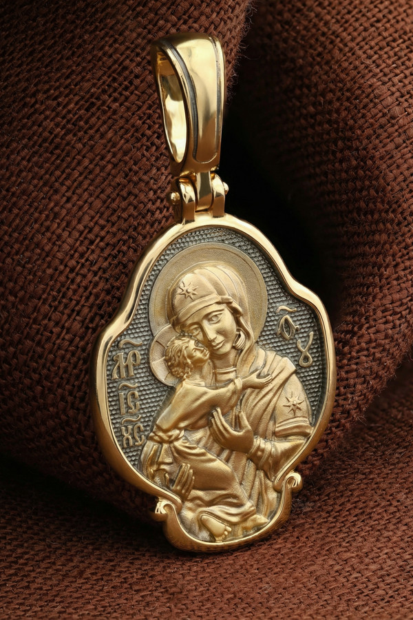 Образок из лимонного золота