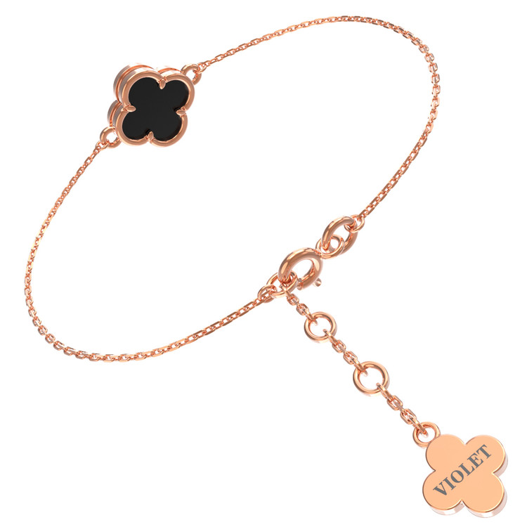 Браслет из золота c ониксом