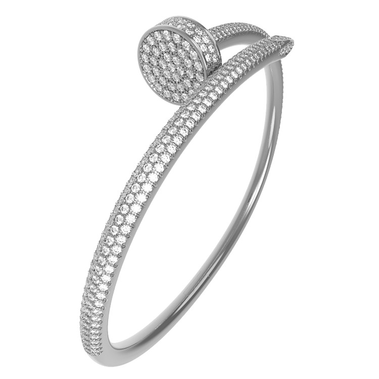 Браслет из белого золота c бриллиантами