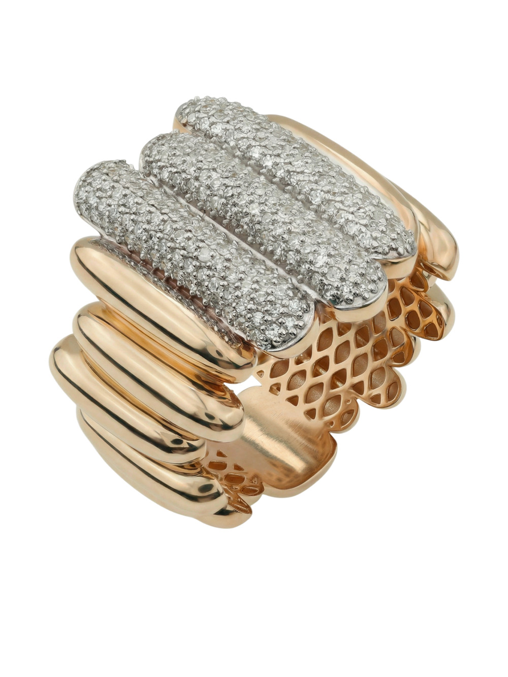 Кольцо из золота c бриллиантами