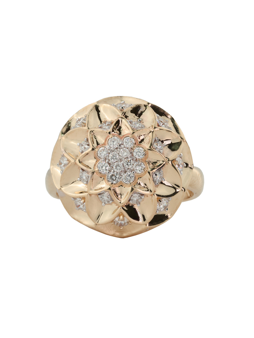 Кольцо из золота c бриллиантами