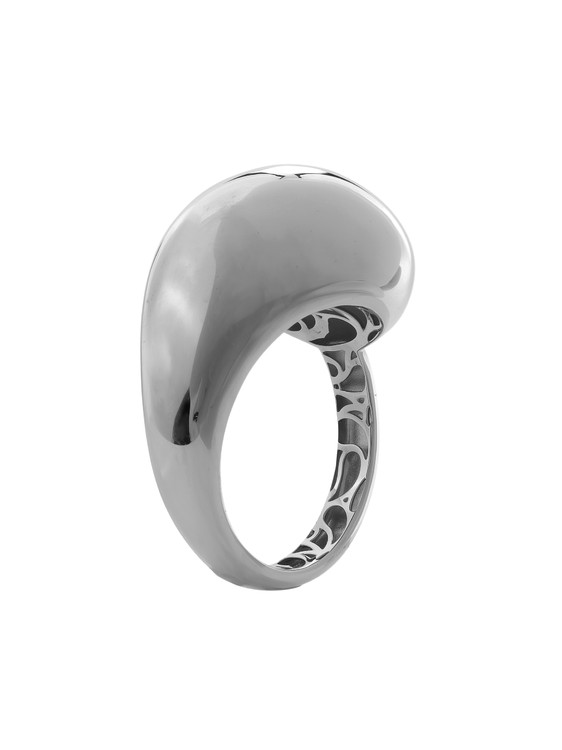 Кольцо из белого золота