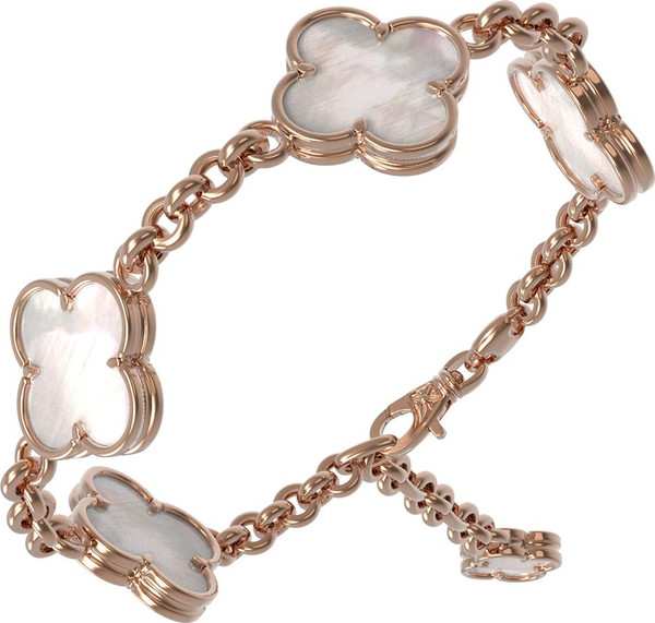 Браслет из золота c перламутром