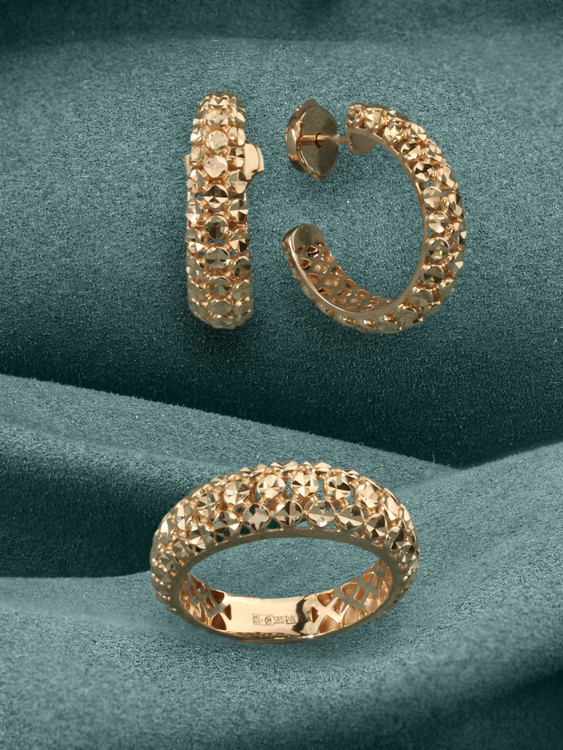 Серьги из золота