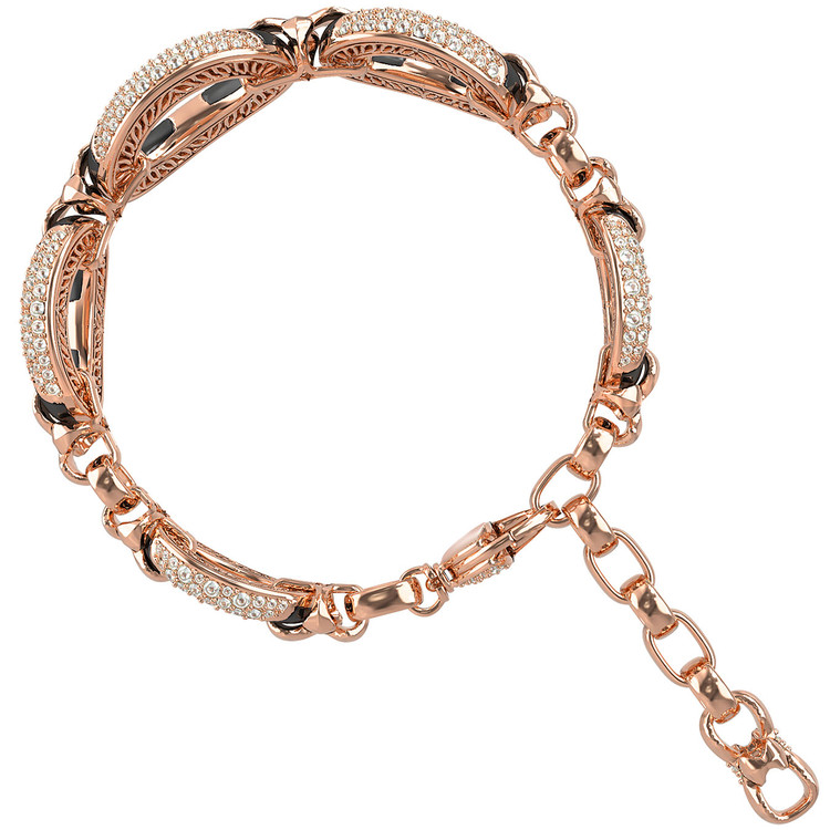 Браслет из золота c бриллиантами и ониксом