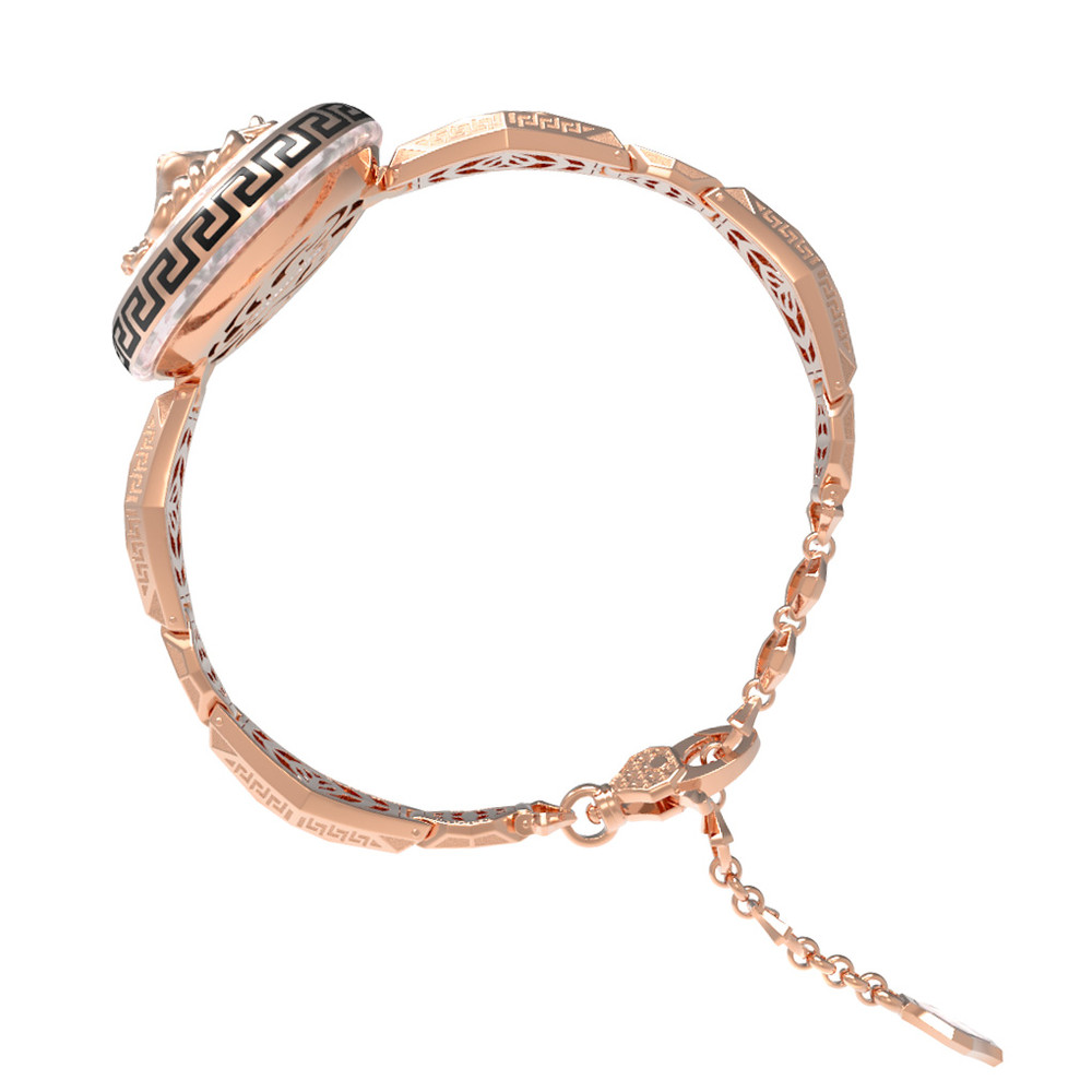 Браслет из золота c эмалью и перламутром