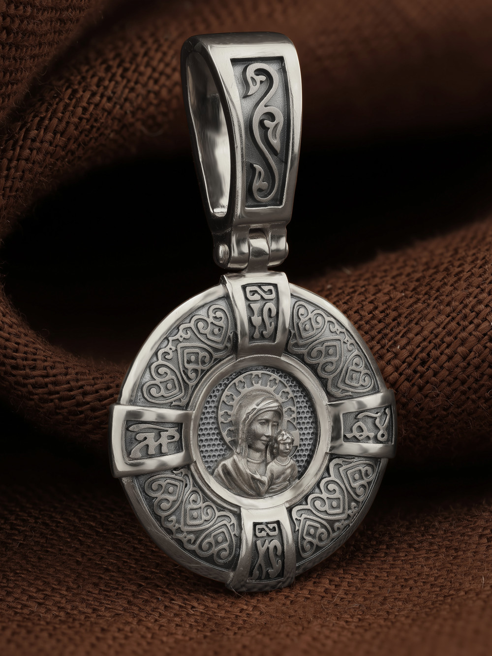 Образок из белого золота