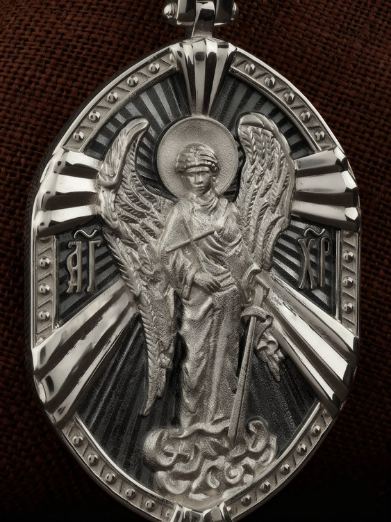 Образок из белого золота