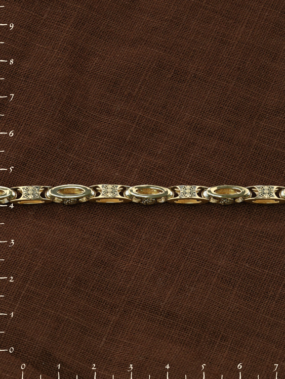 Цепь из лимонного золота