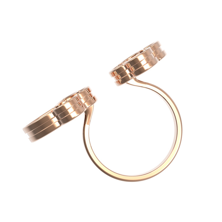 Кольцо из золота c лазуритом и перламутром