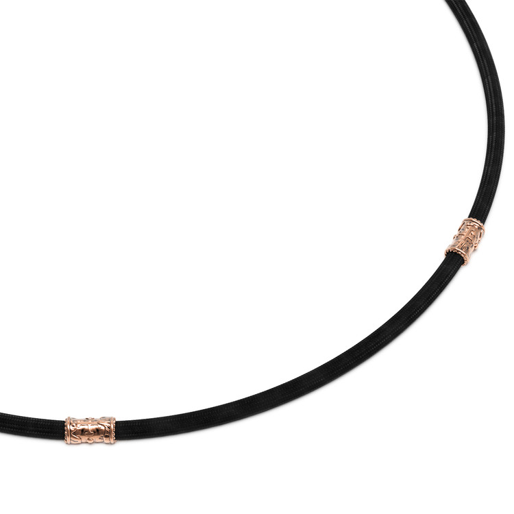 Шнурок шёлковый из золота c шёлковым шнурком