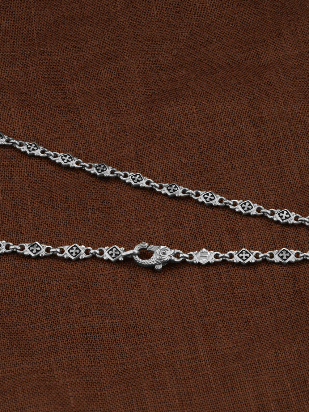 Цепь из белого золота