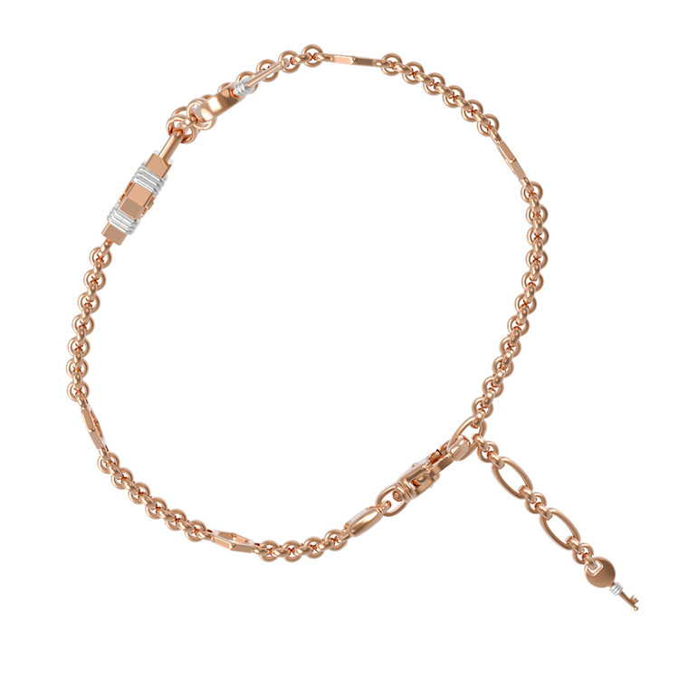 Браслет из золота c ониксом и перламутром