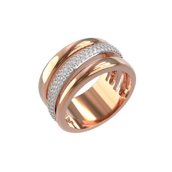 Кольцо из золота c бриллиантами