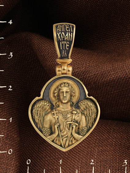 Образок из лимонного золота