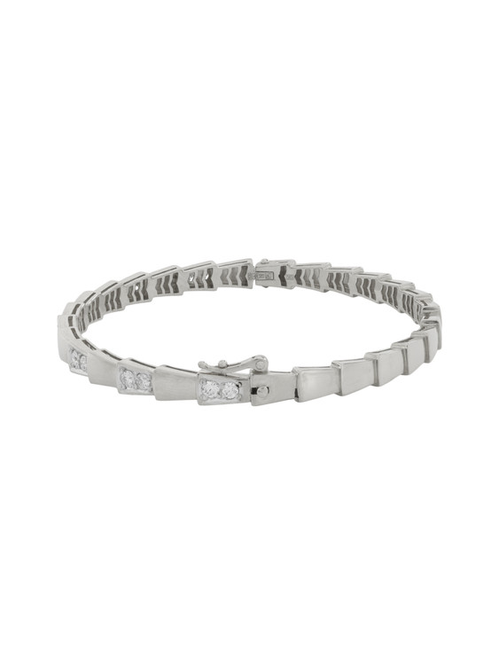 Браслет из белого золота c бриллиантами