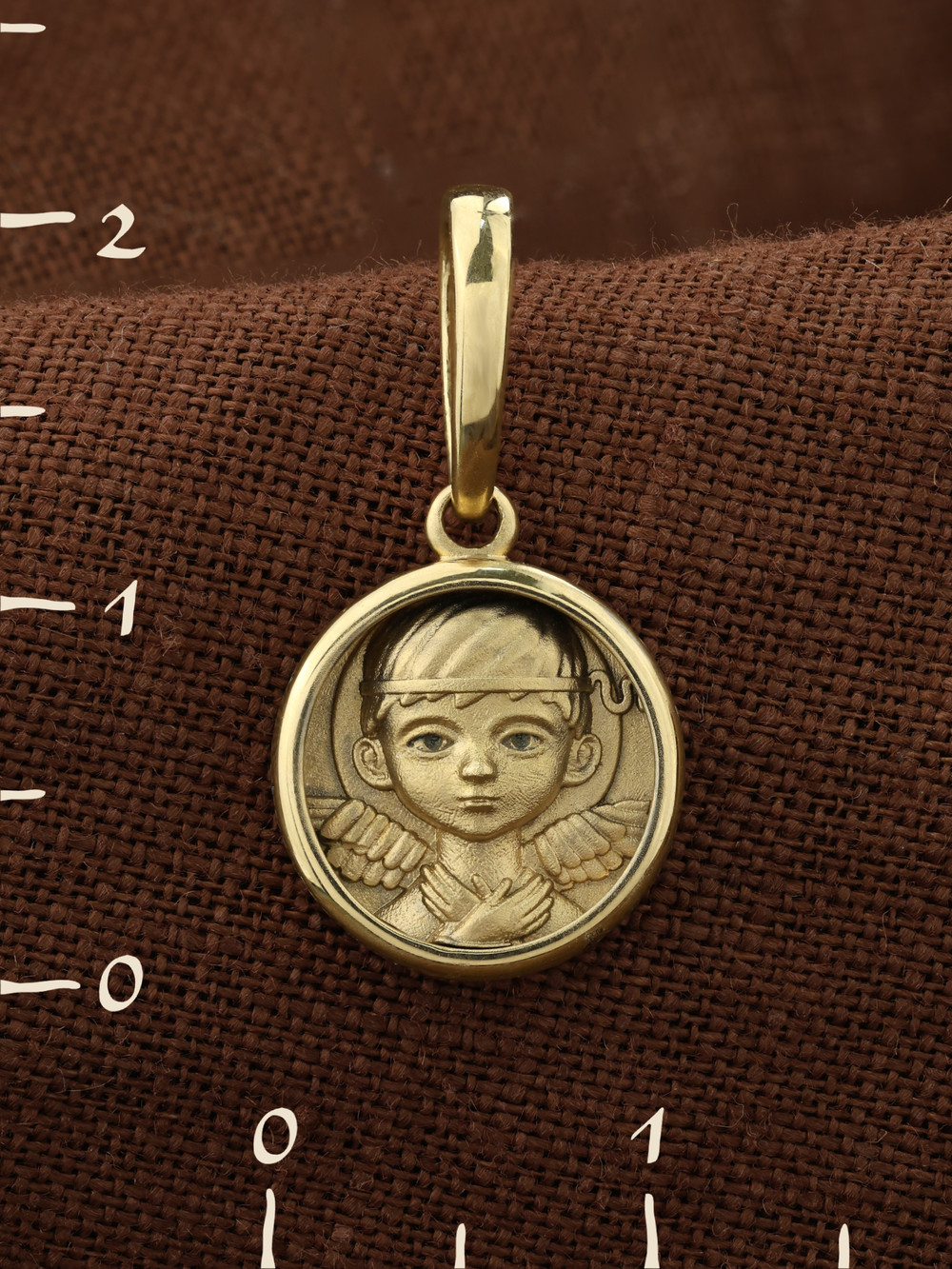 Образок из лимонного золота