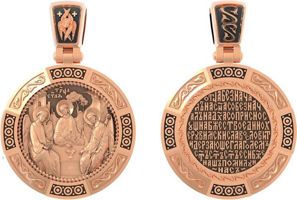 Образок из золота