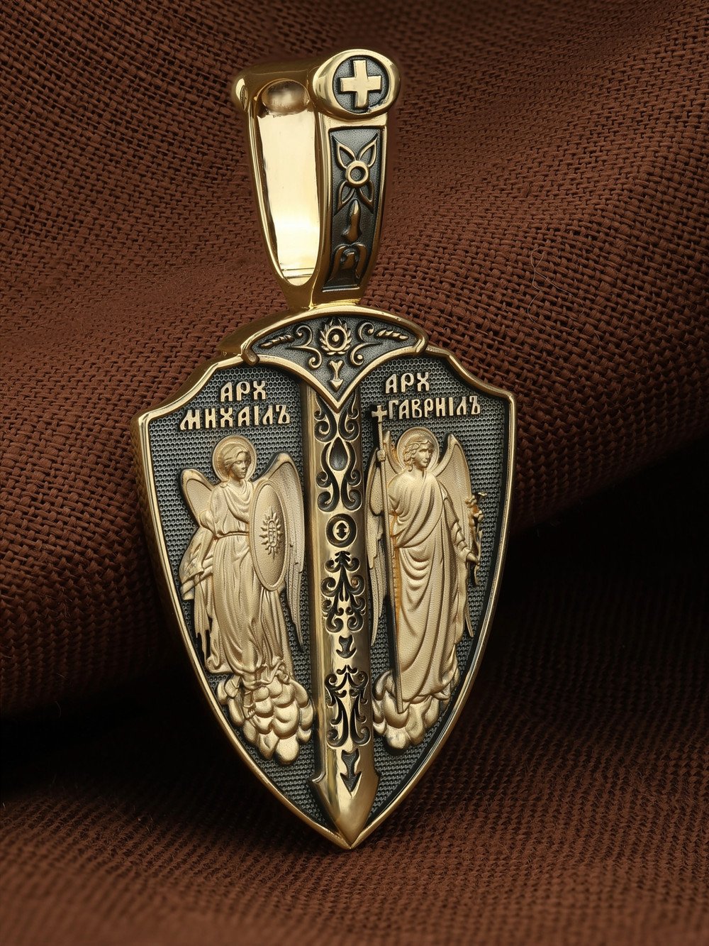 Образок из лимонного золота