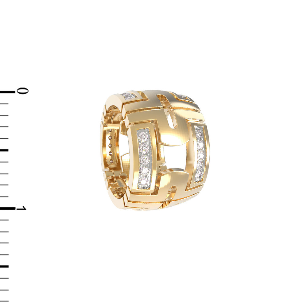 Подвеска из лимонного золота c бриллиантами