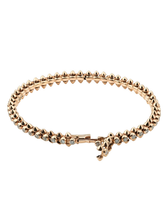 Браслет из розового золота c бриллиантами