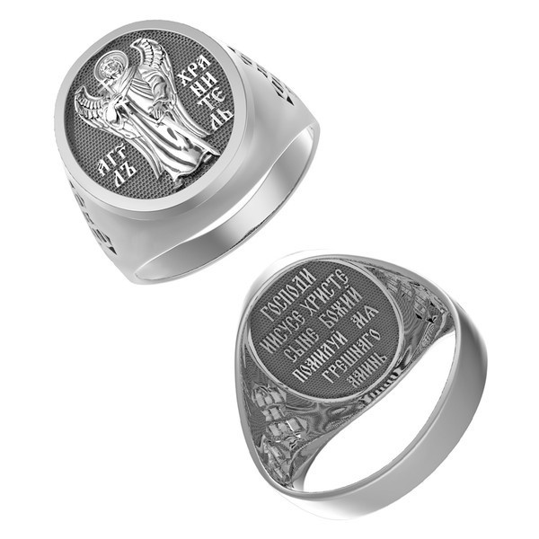 Кольцо из белого золота