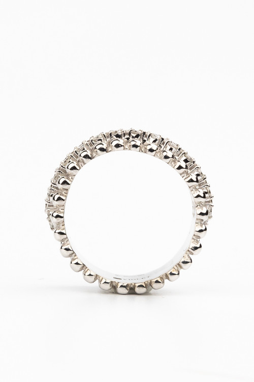 Кольцо из белого золота c бриллиантами