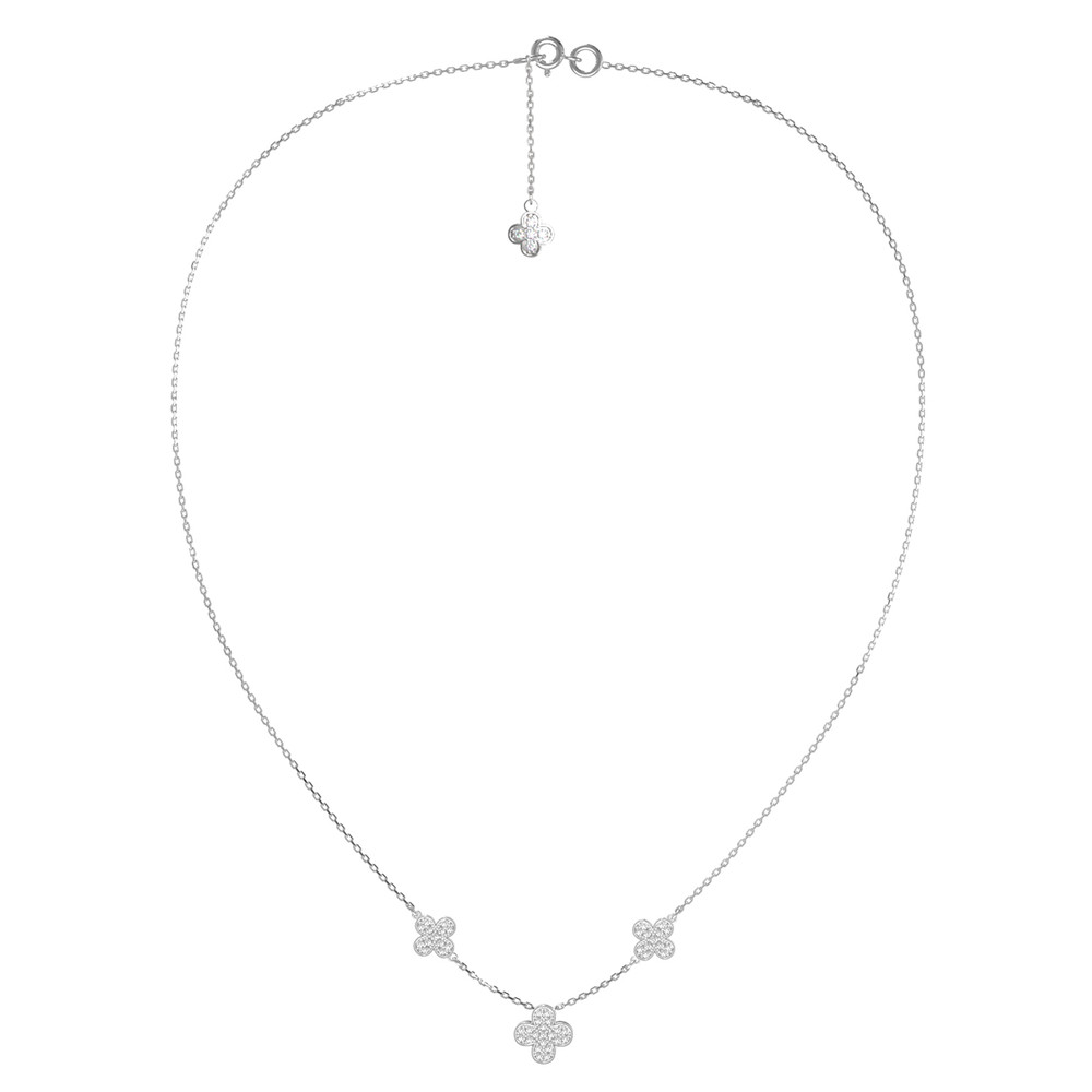 Колье из белого золота c бриллиантами