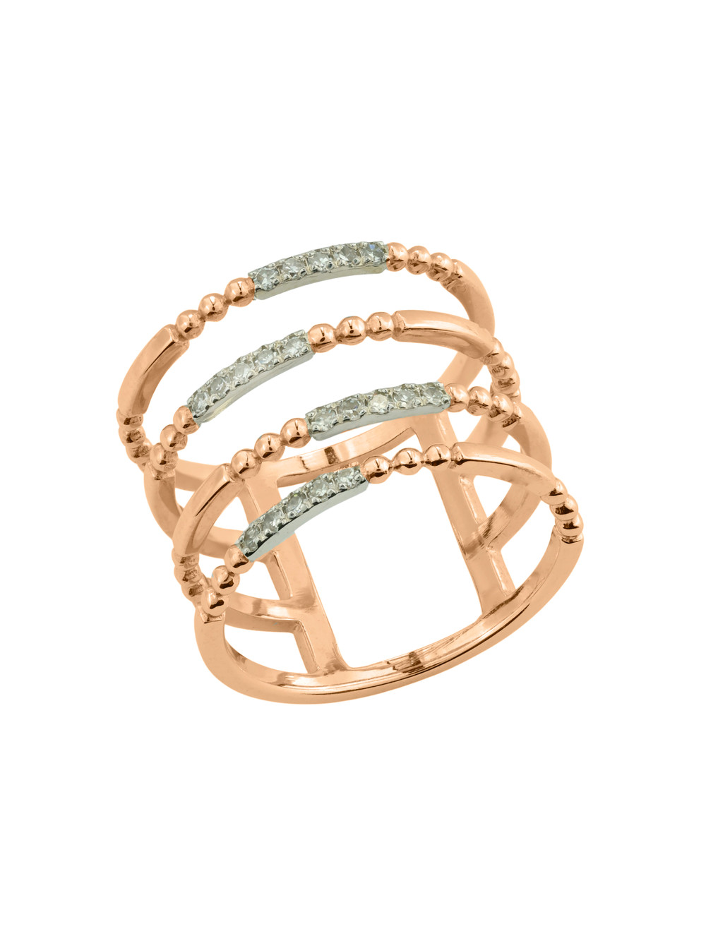 Кольцо из золота c бриллиантами