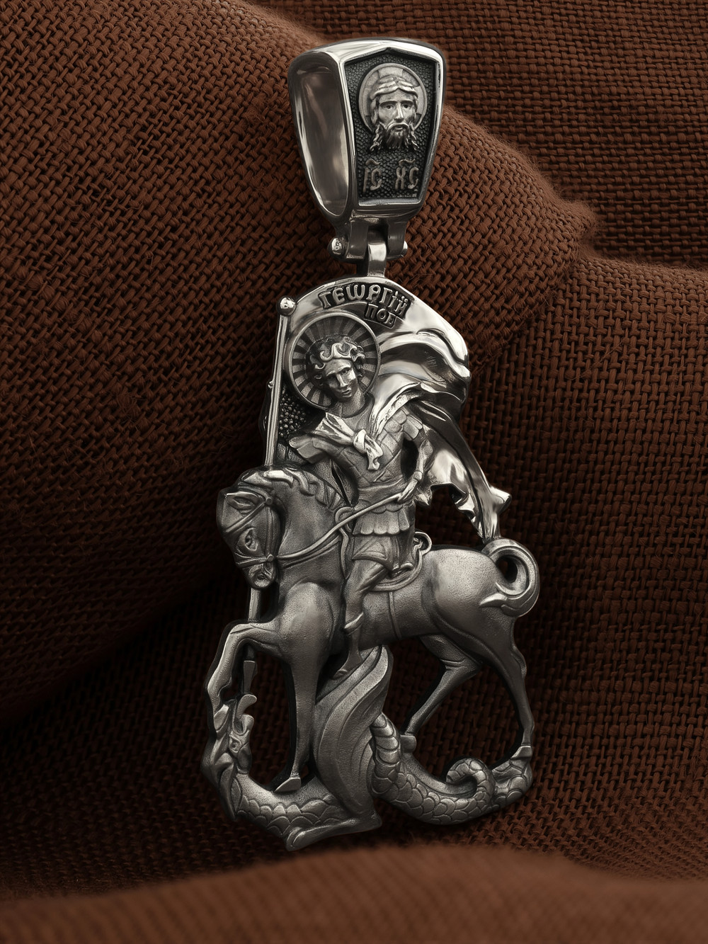 Образок из белого золота