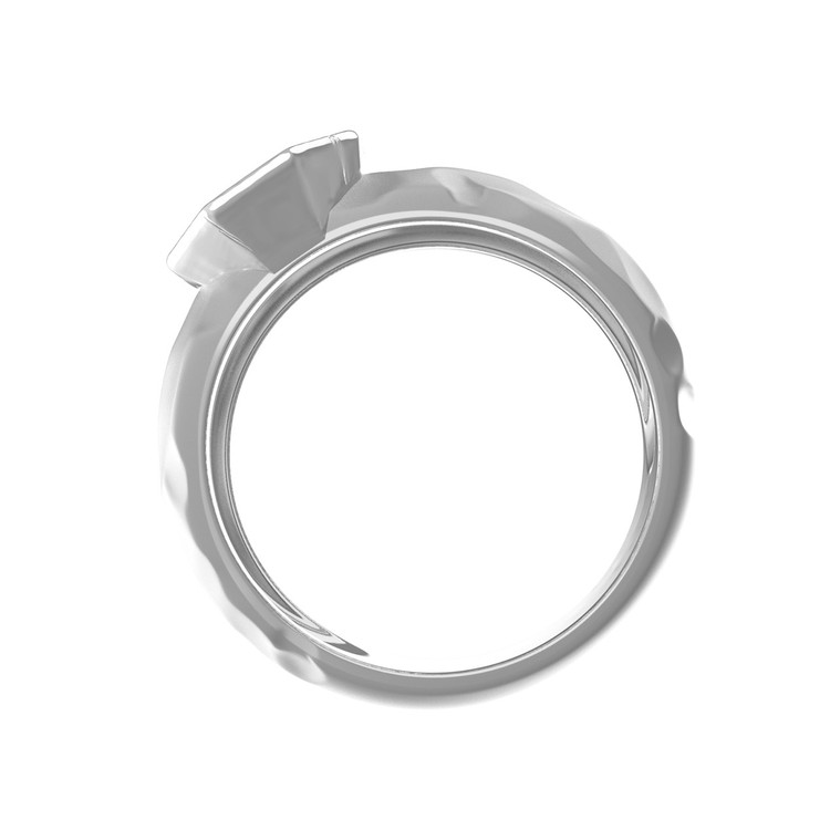 Кольцо из белого золота