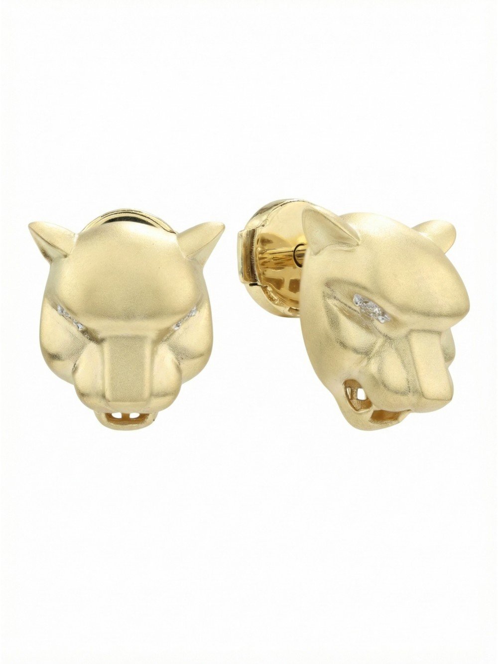 Серьги из лимонного золота c бриллиантами