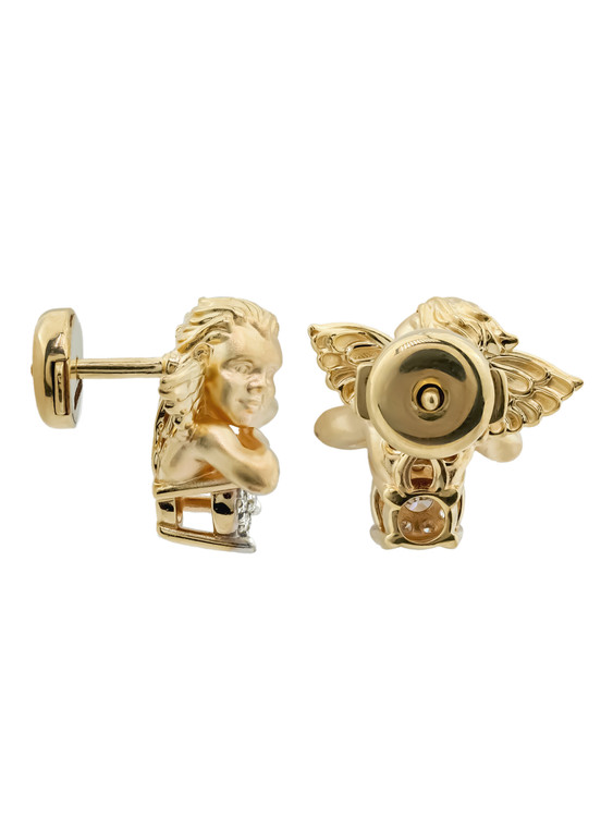 Серьги из золота c бриллиантами