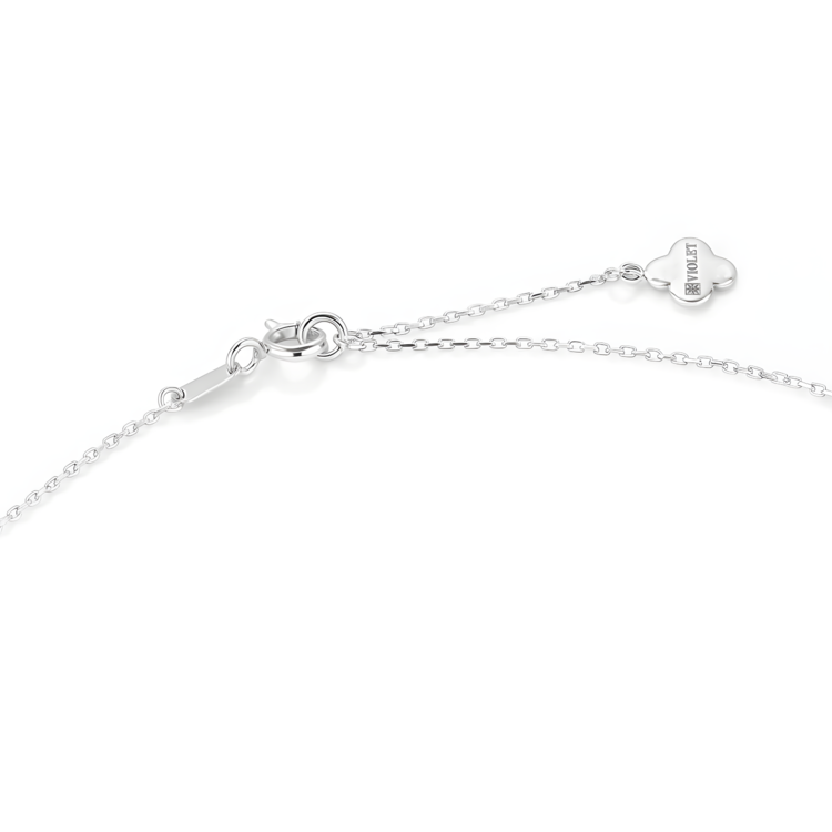 Колье из белого золота c бриллиантами