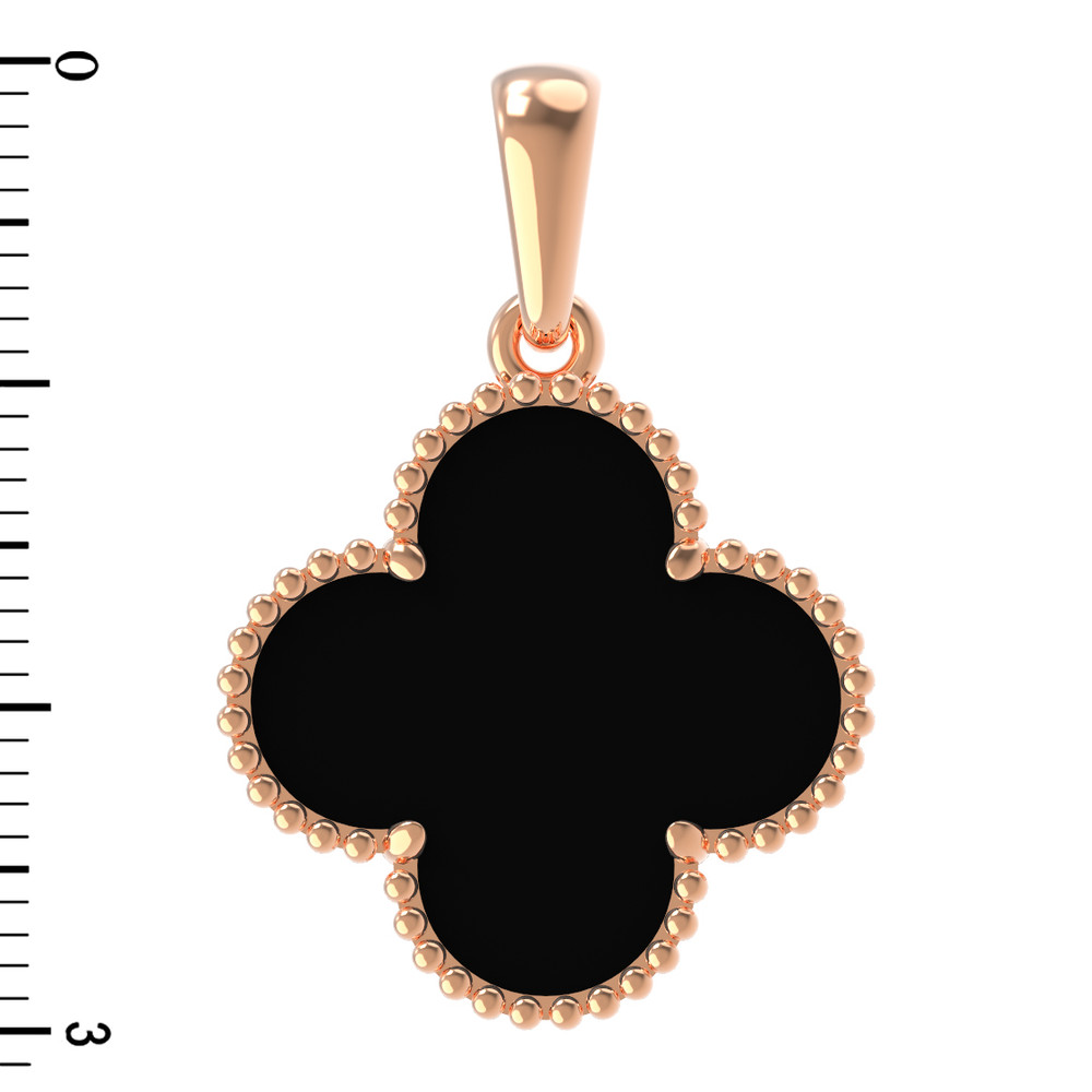 Подвеска из золота c ониксом