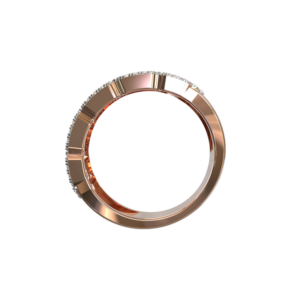 Кольцо из золота c бриллиантами и изумрудом