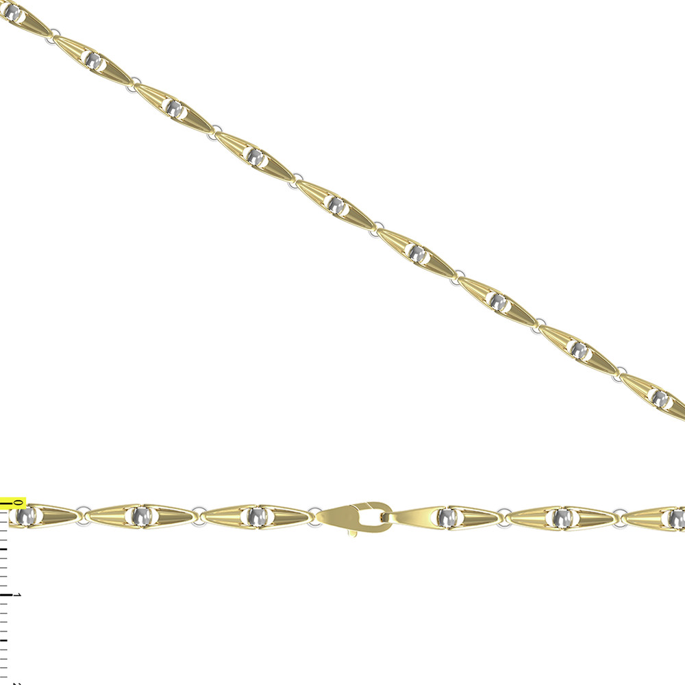 Цепь из лимонного золота