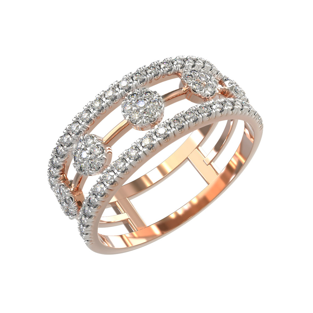 Кольцо из золота c бриллиантами