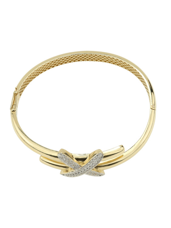 Браслет из лимонного золота c бриллиантами