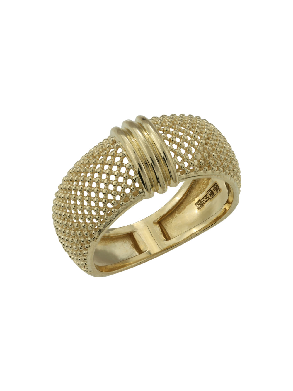 Кольцо из лимонного золота