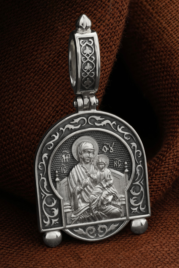 Образок из белого золота