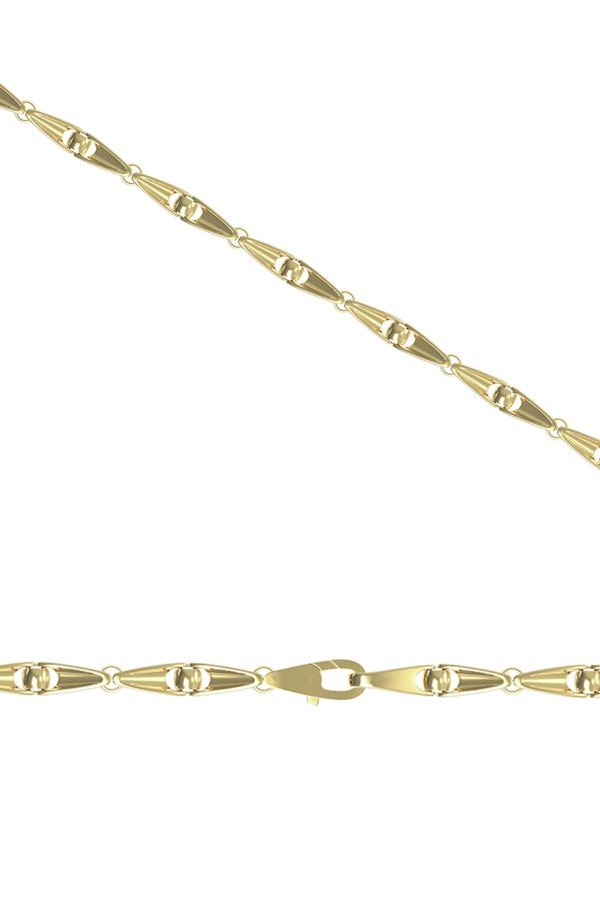 Цепь из лимонного золота