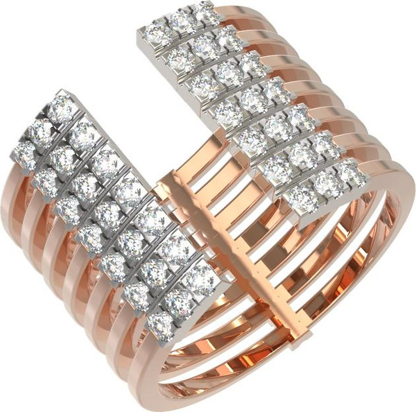 Кольцо из золота c бриллиантами