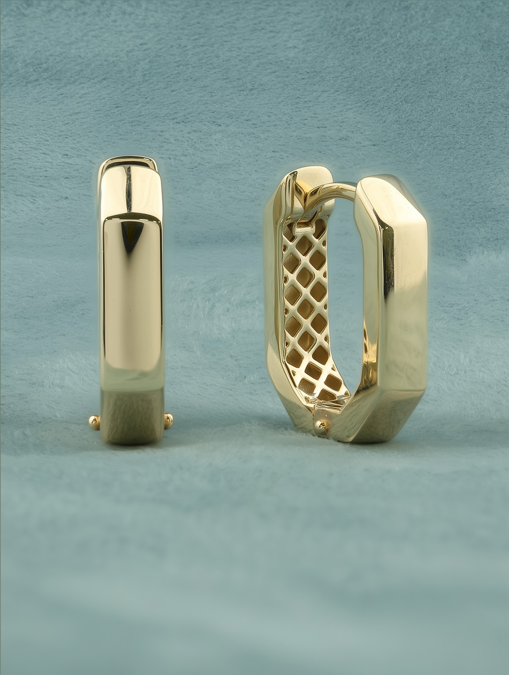 Серьги из лимонного золота