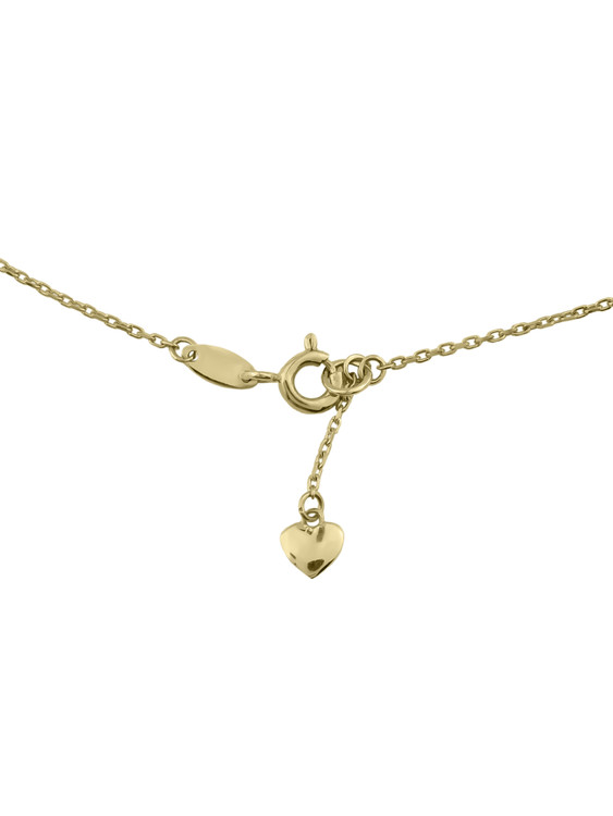 Колье из лимонного золота c бриллиантами