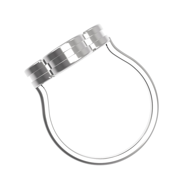 Кольцо из белого золота c лазуритом