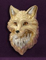 Подвеска из лимонного золота 585 пробы c эмалью