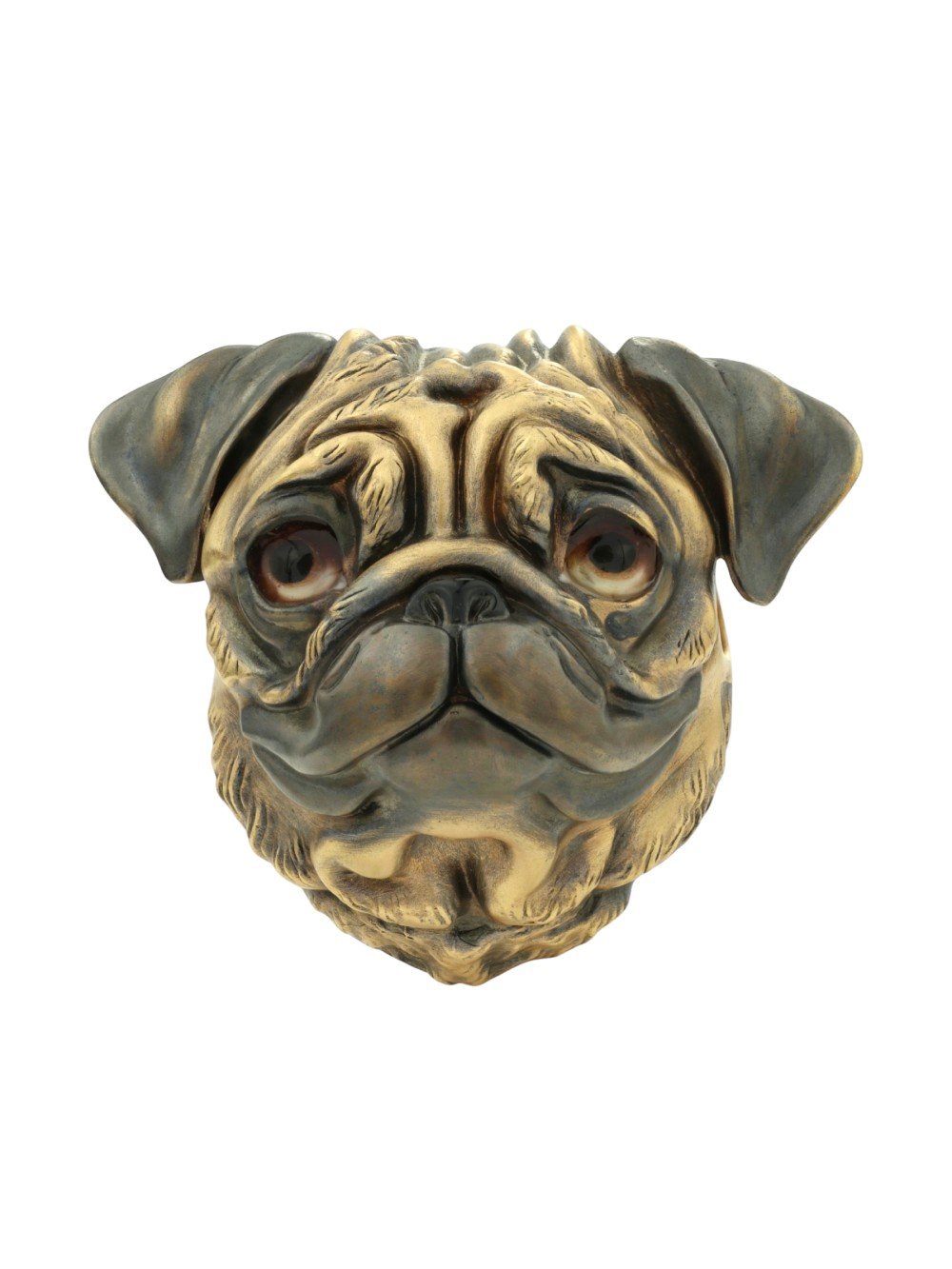 Подвеска из лимонного золота c эмаль