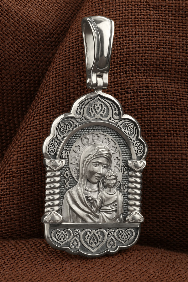 Образок из белого золота